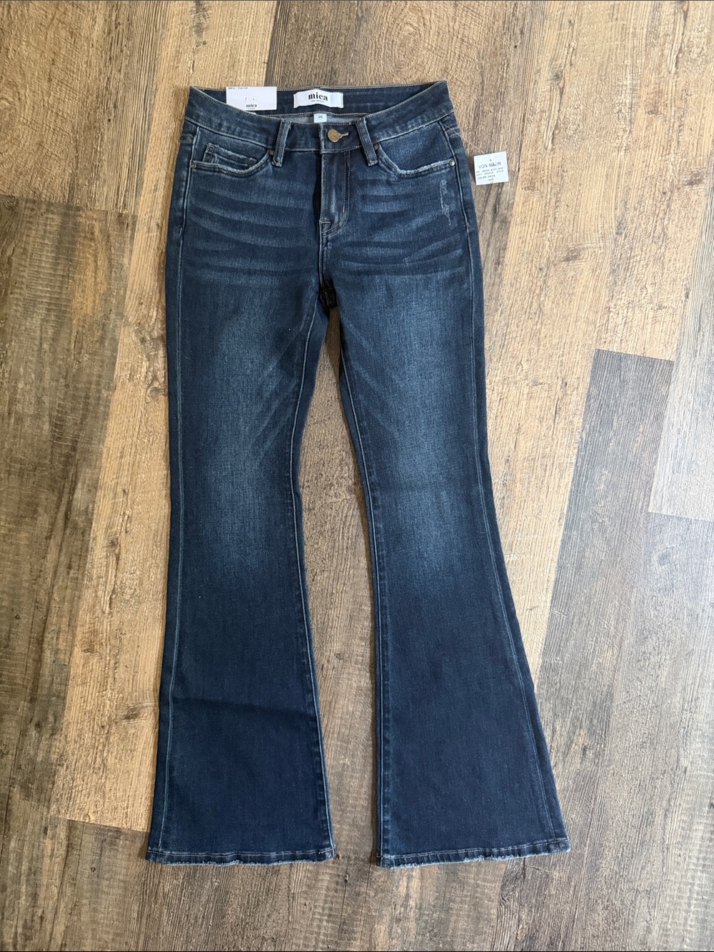 Mica Dark Blue Flare Jeans - Women's 3/26. NWT
